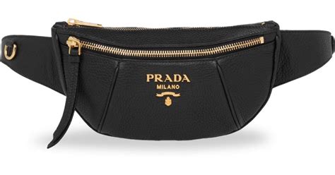 black prada belt bag|prada bum bag women's.